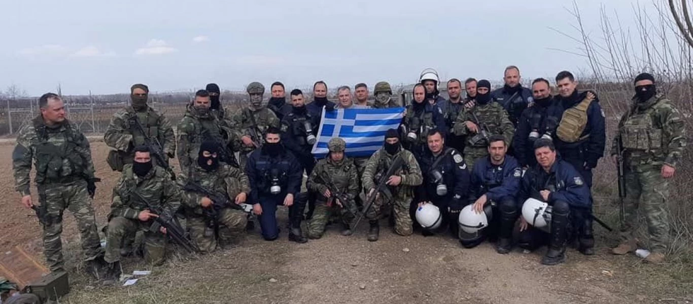 Έβρος: ΕΔ και Αστυνομία στα σύνορα -Σε απόσταση δύο μέτρων φτάνουν οι αλλοδαποί από τους Έλληνες στρατιώτες!